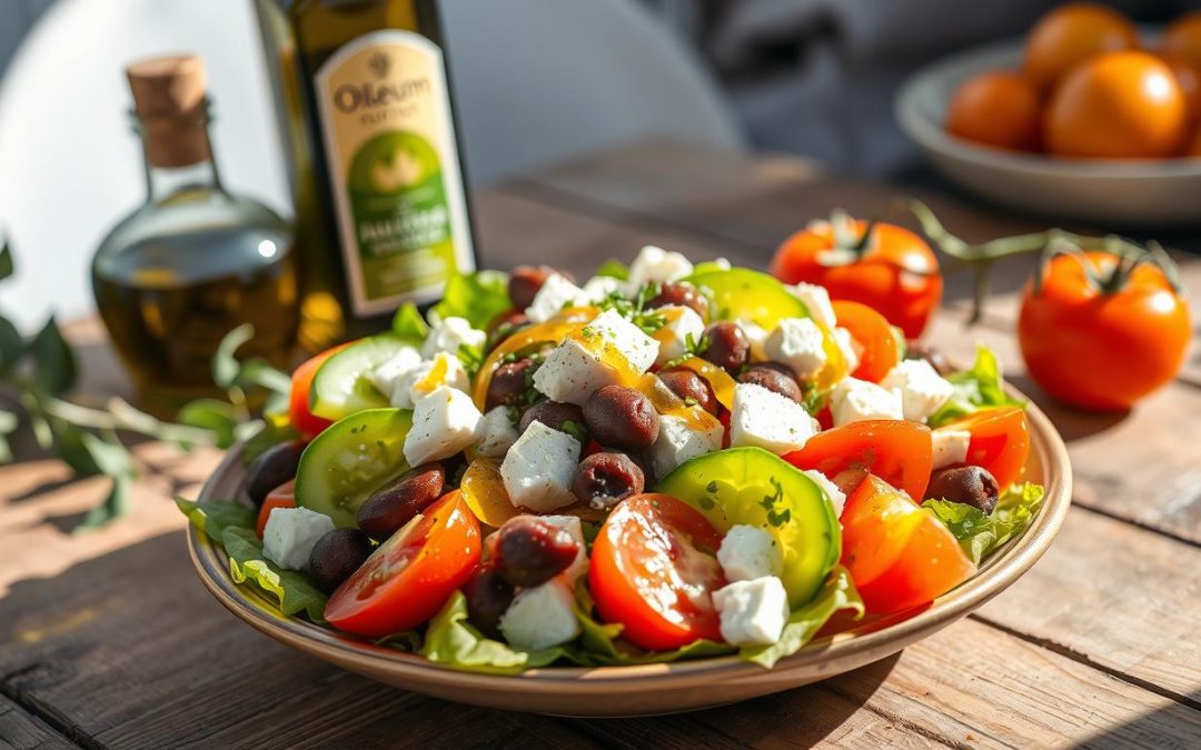 Receta: Ensalada Mediterránea con Aceite de Oliva Gourmet